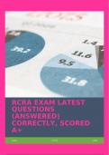 RCRA EXAM LATEST QUESTIONS &lpar;ANSWERED&rpar; CORRECTLY&comma; SCORED A&plus;