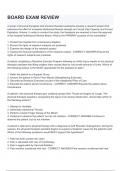 BOARD EXAM REVIEW Actual Questions and Answers With Complete Solutions 100&percnt; Verified &vert; WELL ILLUSTRATED &vert; LATEST UPDATE 2024