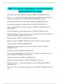 FSE 112 Exam Questions And Answers &vert; Guaranteed Success