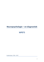 Neuropsychologie en diagnostiek WPO's