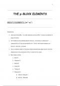 Neet prep &colon; the p-BLOCK ELEMENTS 