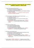 NPB101 LATEST TEST BANK EXAM WITH 64 QUESTIONS AND 100&percnt; CORRECT ANSWERS&period; GRADED A&plus; &sol; NPB101 LATEST TEST BANK EXAM