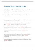 NURSING 230 EXAM STUDY GUIDE