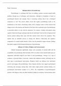 Essay  NURS 6630 Psychopharmacology &lpar;nur6630&rpar; 