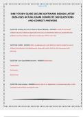 D487 SECURE SOFTWARE DESIGN EXAM-USE THIS PACKAGE TO get more DETAILED CONTENT for less&excl;