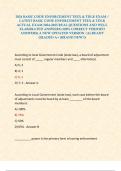 2024 BASIC CODE ENFORCEMENT TEEX & TDLR EXAM &sol; LATEST BASIC CODE ENFORCEMENT TEEX & TDLR ACTUAL EXAM 2024-2025 REAL QUESTIONS AND WELL ELABORATED ANSWERS &lpar;100&percnt; CORRECT VERIFIED ANSWERS&rpar; A NEW UPDATED VERSION &vert;ALREADY GRADED A&plus; &lpar;BRAND NEW&excl;&excl;&rpar;