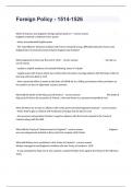 Foreign Policy - 1514-1526 Practice Questions And Well Elaborated Answers&period;