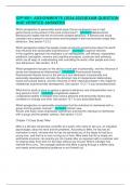 IOP1601- ASSIGNMENTS &lpar;2024-2025&rpar;EXAM QUESTION  AND VERIFIED ANSWERS