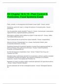EH Chapter 18 & 19 - Pest Control & Pesticides&comma; Food Systems Exam