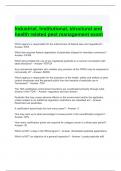 Industrial&comma; Institutional&comma; structural and health related pest management exam