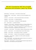  NR 503 Chamberlain Mid Term Anabell Questions And Answers Latest Top Score&period;