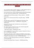 PN 1005 MIDTERM EXAM&semi; QUESTIONS AND VERIFIED ANSWERS