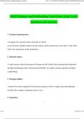 NASM Physique and Bodybuilding Coach Exam Study Guide Questions and Answers Updated &lpar;Verified Answers&rpar;