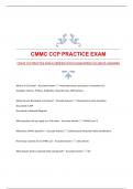 CMMC CCP PRACTICE EXAM&vert;VERIFIED WITH GUARANTEED ACCURATE ANSWERS