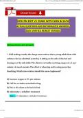 2024 HESI RN EXIT V1 EXAM WITH NGN & SATA Questions and Verified Rationalized Answers&comma; 100&percnt; Guarantee Pass