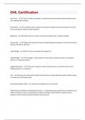 CHL Certification Questions And Answers Rated A&plus; New Update Assured Satisfaction