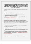 NSG 6005 PHARM WEEK 4 RESPIRATORY&comma; ASTHMA&comma;  COPD&comma; ANTIHISTAMINES QUIZ 2024 WITH VERIFIED  QUESTIONS AND CORRECT SOLUTIONS&vert; PASS WITH  THE BEST GRADES&period;