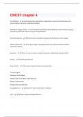 CRCST chapter 4 Updated 2024&sol;2025 Actual Questions and answers with complete solutions