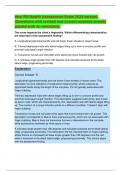Hesi RN Health Assessment Exam 2024 version&period; &lpar;Questions with revised and correct answers already graded with A&plus; solutions&rpar;&period;
