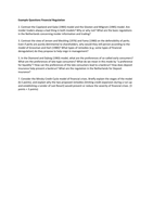 Oefententamen Financial Regulation &lpar;komt nauw overeen met tentamen&rpar;