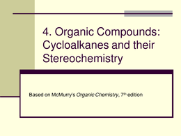 McMurry's Organic Chemistry Chapter 4