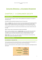 Summary Consumer Behaviour (Word Document)