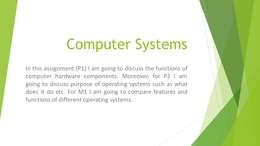 Unit 2 - Fundamentals of Computer Systems P1 FULL