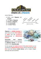 Oligopoly - Basics 