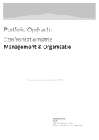 Portfolio Opdrachten Management & Organisatie