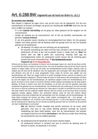 Blok 1.2 Inleiding Privaatrecht - Art. 6:288 BW (dwaling) uitgewerkt aan de hand van 'Zwaartepunten in het Vermogensrecht