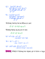 Factoring Polynomials 