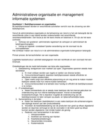 Administratieve organisatie en management informatie systemen