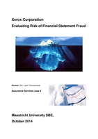 Casus: Xerox Corporation, Evaluating Risk of Financial Statement Fraud