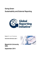 Casus: Going Green Sustainability and External Reporting