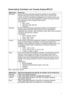 MTO-C / MTO-01 Summary techniques for causal analysis / statistics