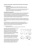 Summary book Developmental Neuropsychology Anderson