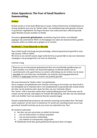 Samenvatting Fear of Small Numbers door Appadurai