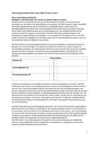 Samenvatting Handboek KOP-model, Rijnders & Heene, Deel I