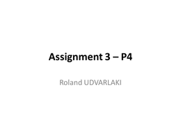 Unit 28 - Assignment 3 - P4