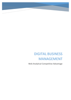 Digital Business Management- A competitive analysis, 