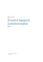 Creatief agogisch activiteitenplan