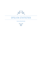 SPSS & Statistiek 2.3 - Samenvatting Reader