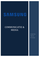 Rapport Samsung Communicatie & Media 