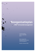 Reorganisatieplan HRM