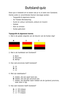 Duitsland-quiz met antwoorden