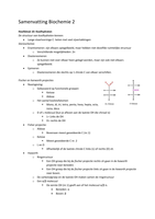 Biochemie 2, Thema 6, metabolisme