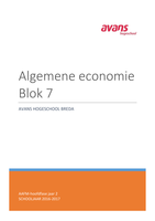 Algemene economie blok 7