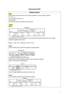 Multivariate Analyse sheets, bijles en schema's 