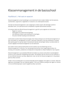 Klassenmanagement in de basisschool