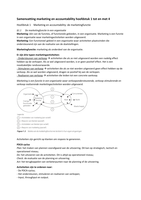 Samenvatting marketing en accountability hoofdstuk 1 t/m 4- Rien Hummel